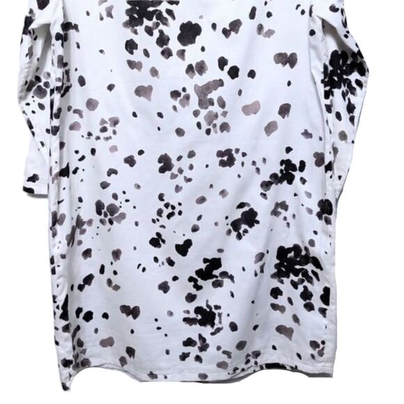 ZMF Splatter Art Cotton Long Sleeve Tunic Top M/L - Picture 6 of 8